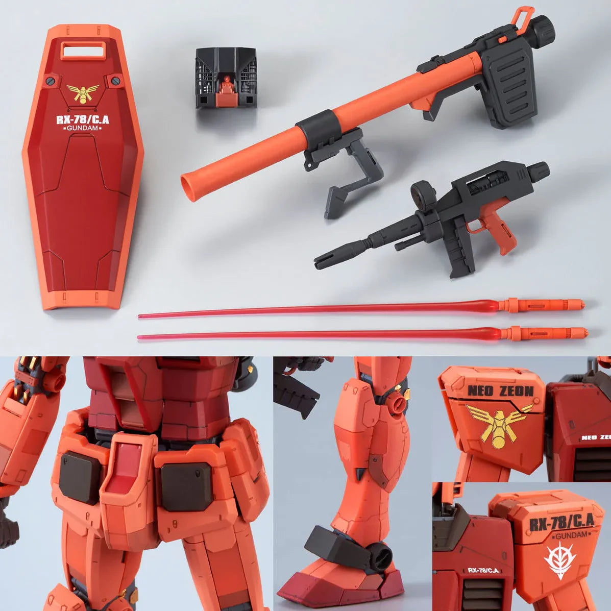 MG 1/100 RX-78/C.A Casval’s Gundam Ver.3.0